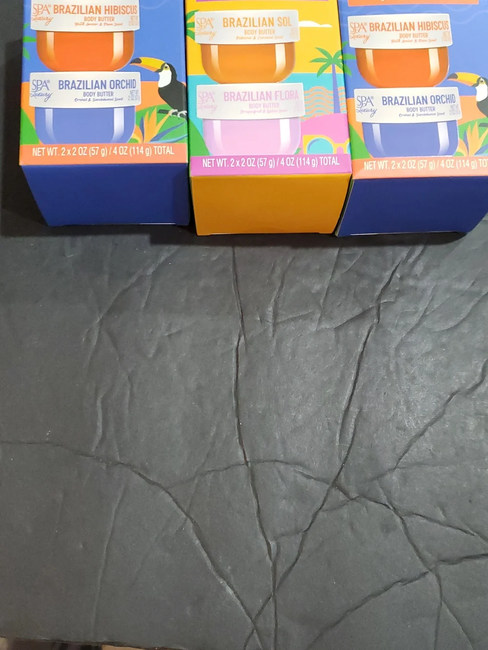 6pack Brazilian Hibiscus, orchid, flora sol limited body butters brand new